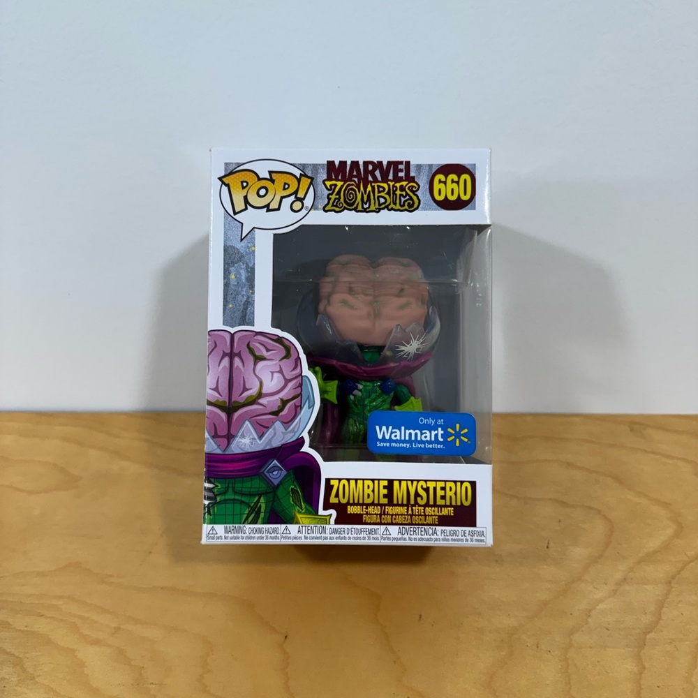 Funko Pop Zombie Mysterio with Pink and Green